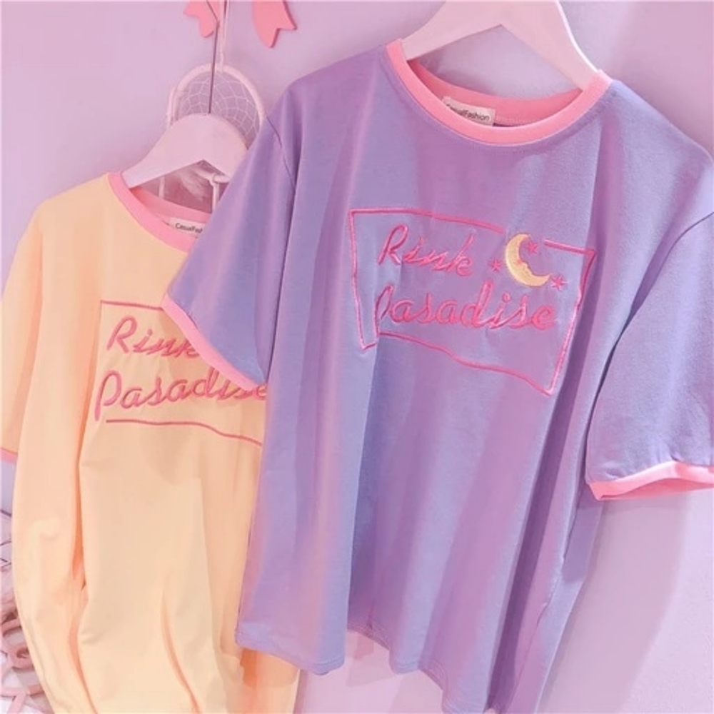 Two pastel love shirts
